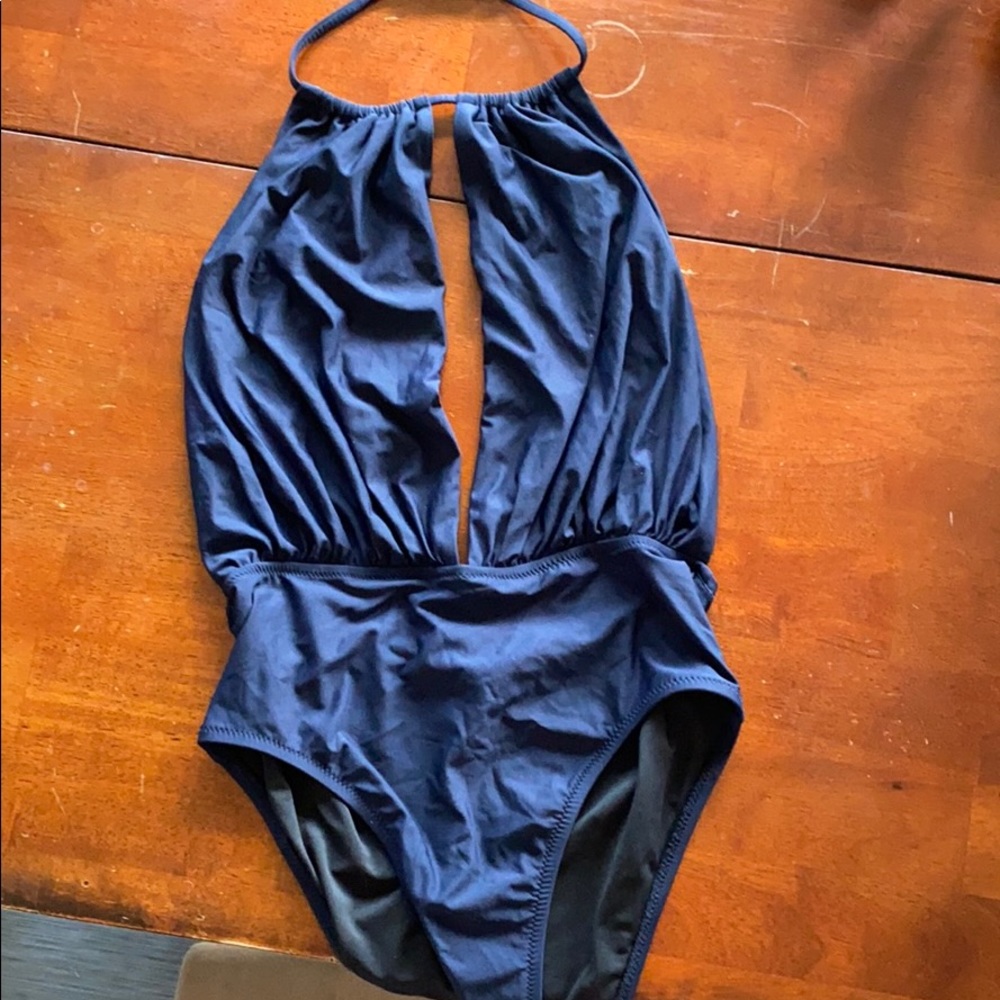 J. Crew Open Back Halter one piece